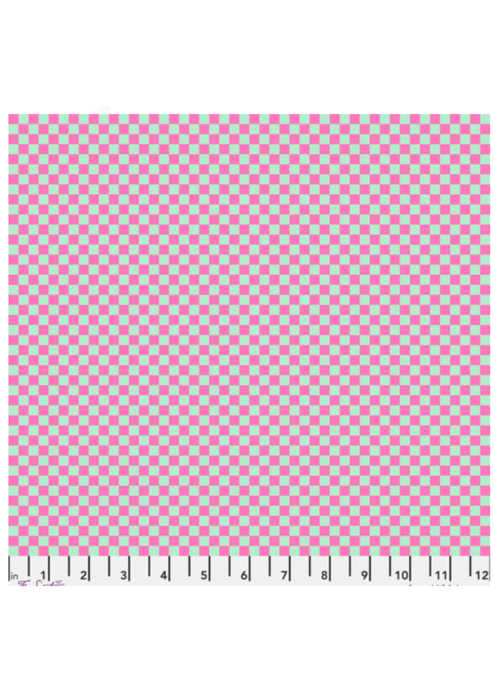 Tula Pink TULA PINK CHECK PLEASE -COSMIC  PER 1/2 METER