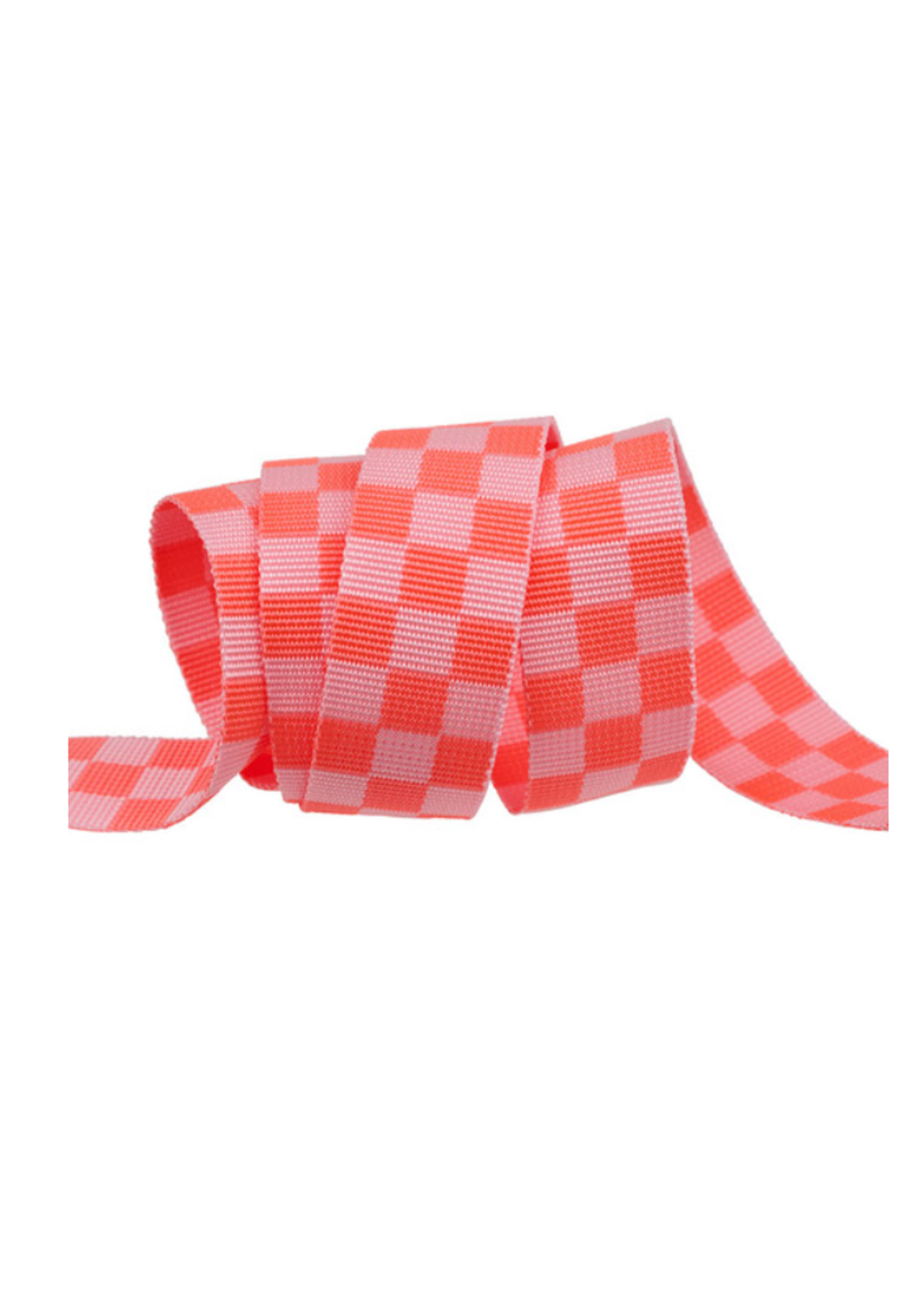 Tula Pink Check Please - Lunar (Webbed) Tula Pink Put-Up 1-1/2in Wide Renaissance Ribbon Webbing/16yd Spool