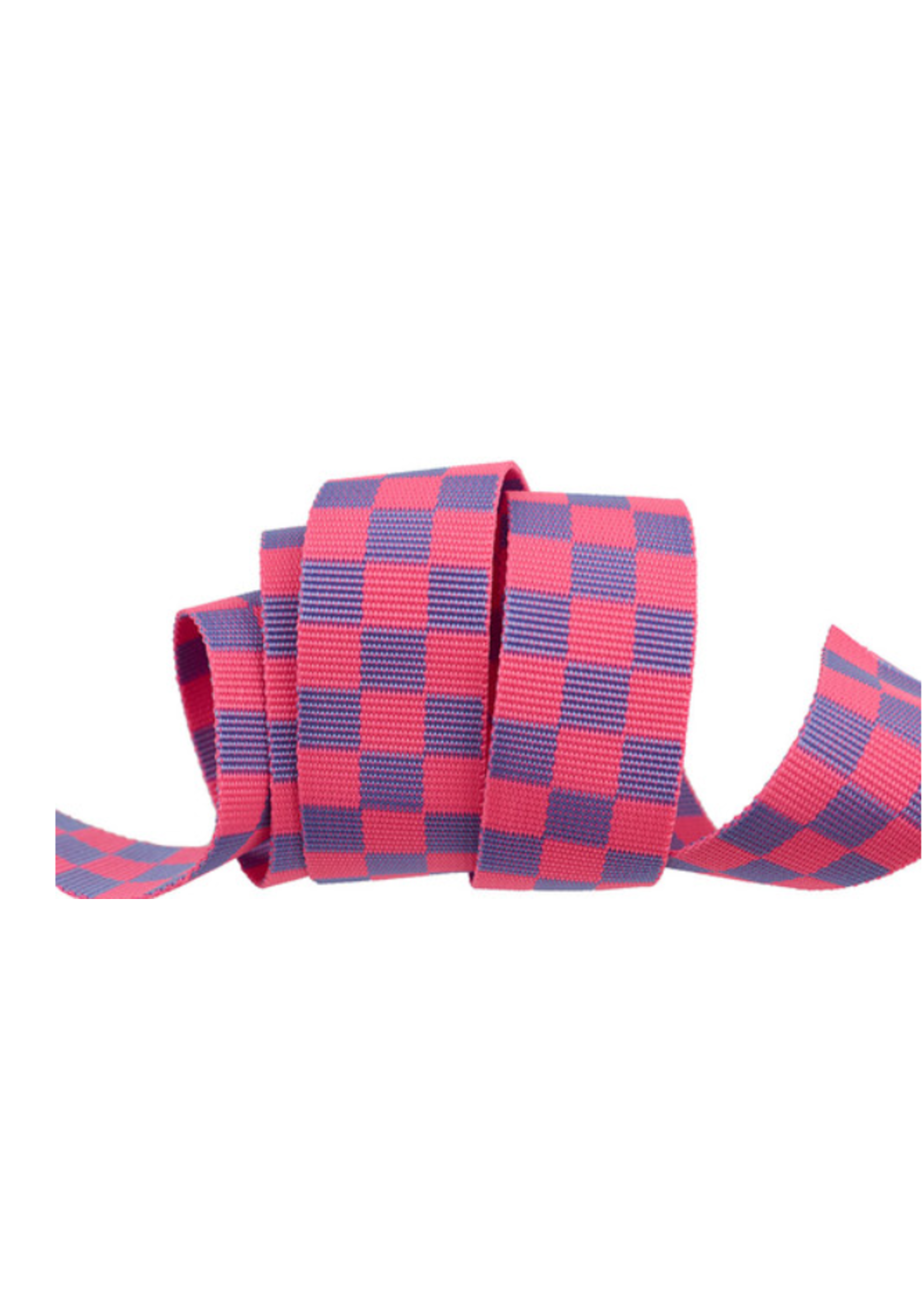 Tula Pink Tula Pink - Check Please Webbing - Nova - Renaissance Ribbons - 1.5in wide - 3yrd