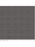 Riley Blake 1/8" Gingham Black per 1/2 meter