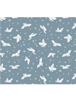 Riley Blake TWIGHLIGHT CREATURESNIGHT OWLS STORM PER 1/2 METER