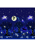 Lewis & Irene Fabrics Glow Fairies - Starry Sky