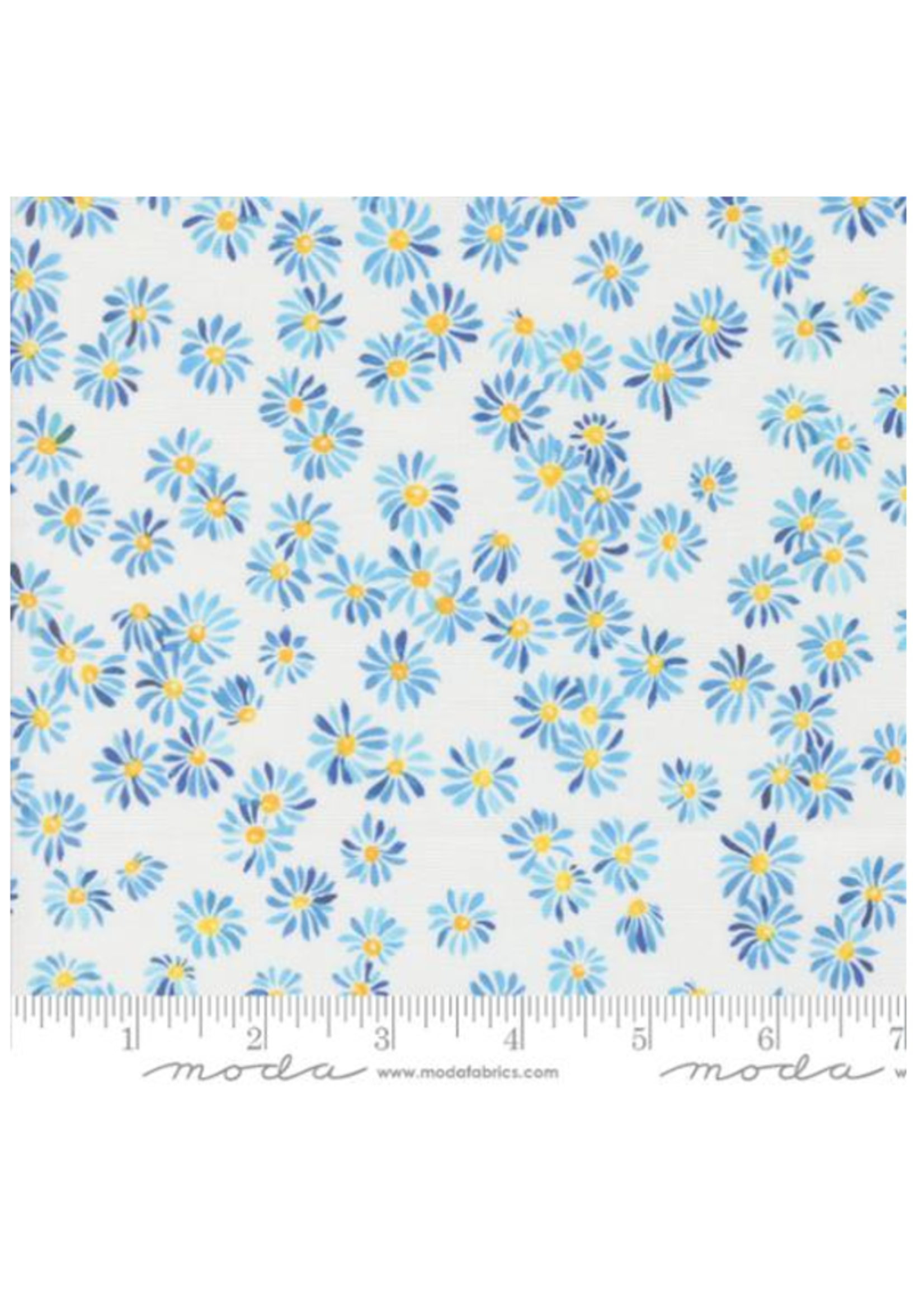 Moda Sunshine and Blue Skies - Water per 1/2 meter