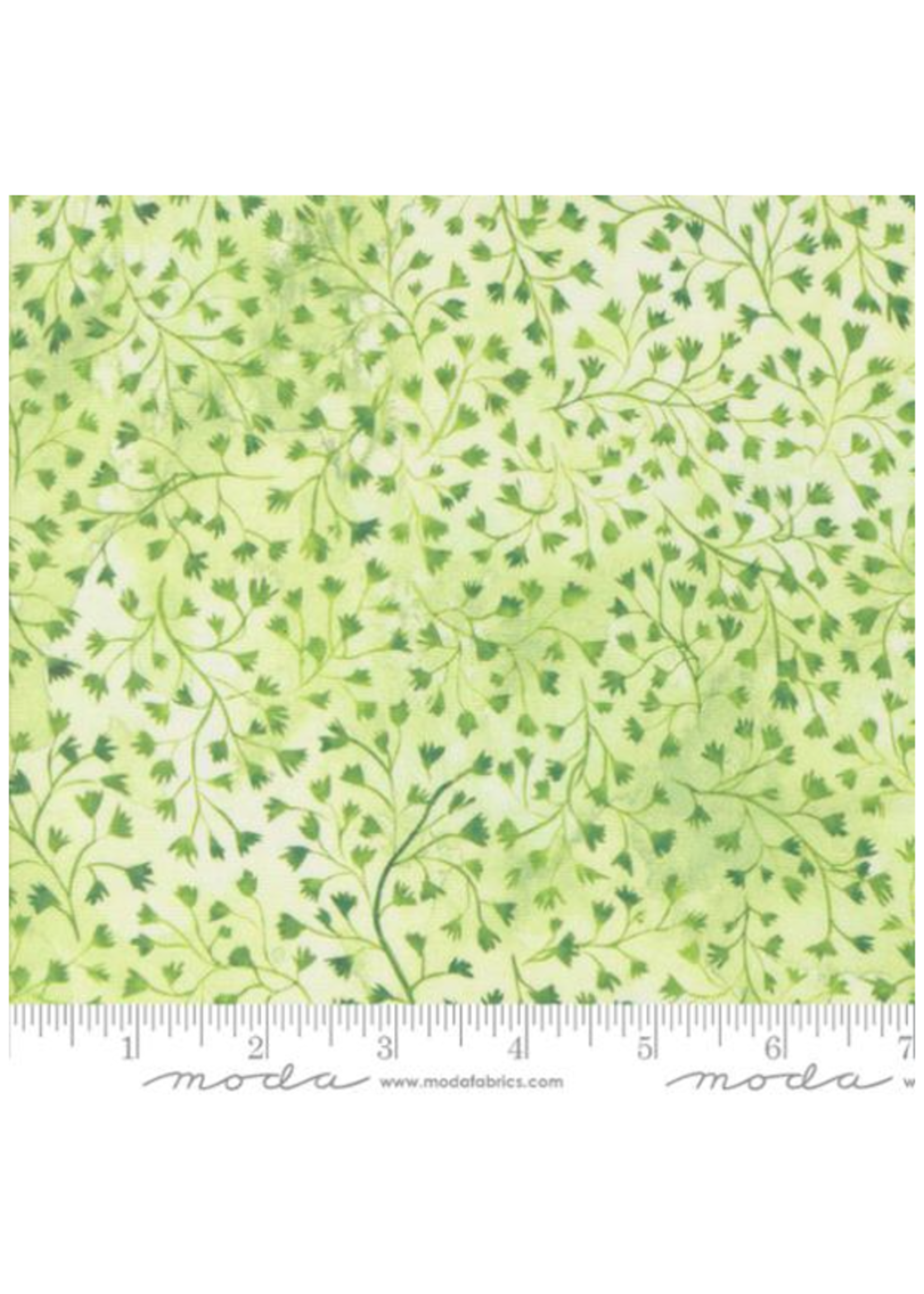 Moda Sunshine and Blue Skies - Spring Green  per 1/2 meter