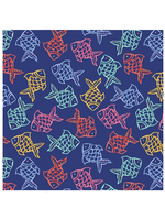 Blank Quilting Along the Coast -By Blank dr. blue fish   1 unit = 10 cm = 4 inches