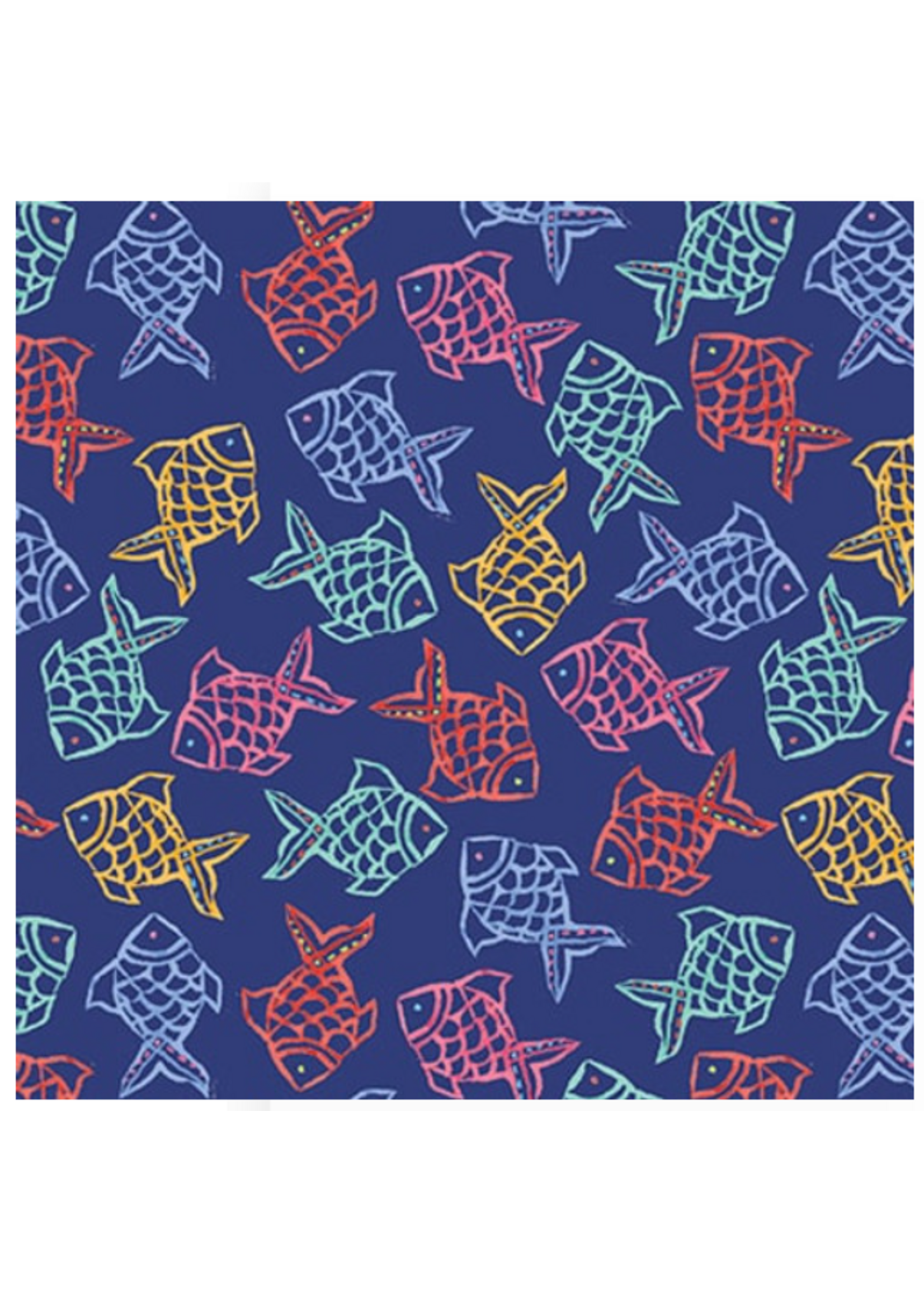 Blank Quilting Along the Coast -By Blank dr. blue fish   1 unit = 10 cm = 4 inches