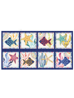 Blank Quilting Along the Coast -By Blank   24 Inch panel