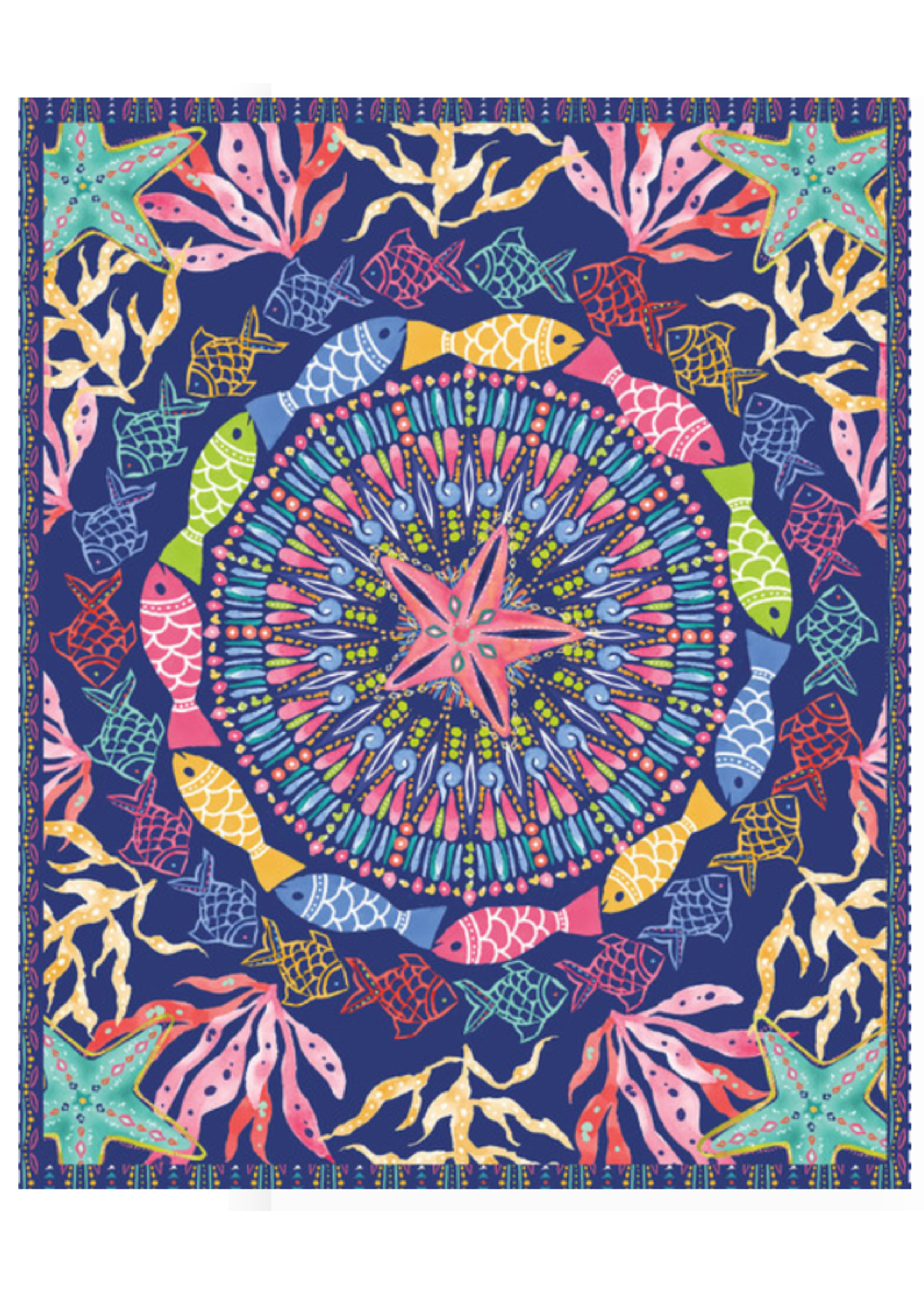 Blank Quilting Along the Coast -By Blank   per Panel