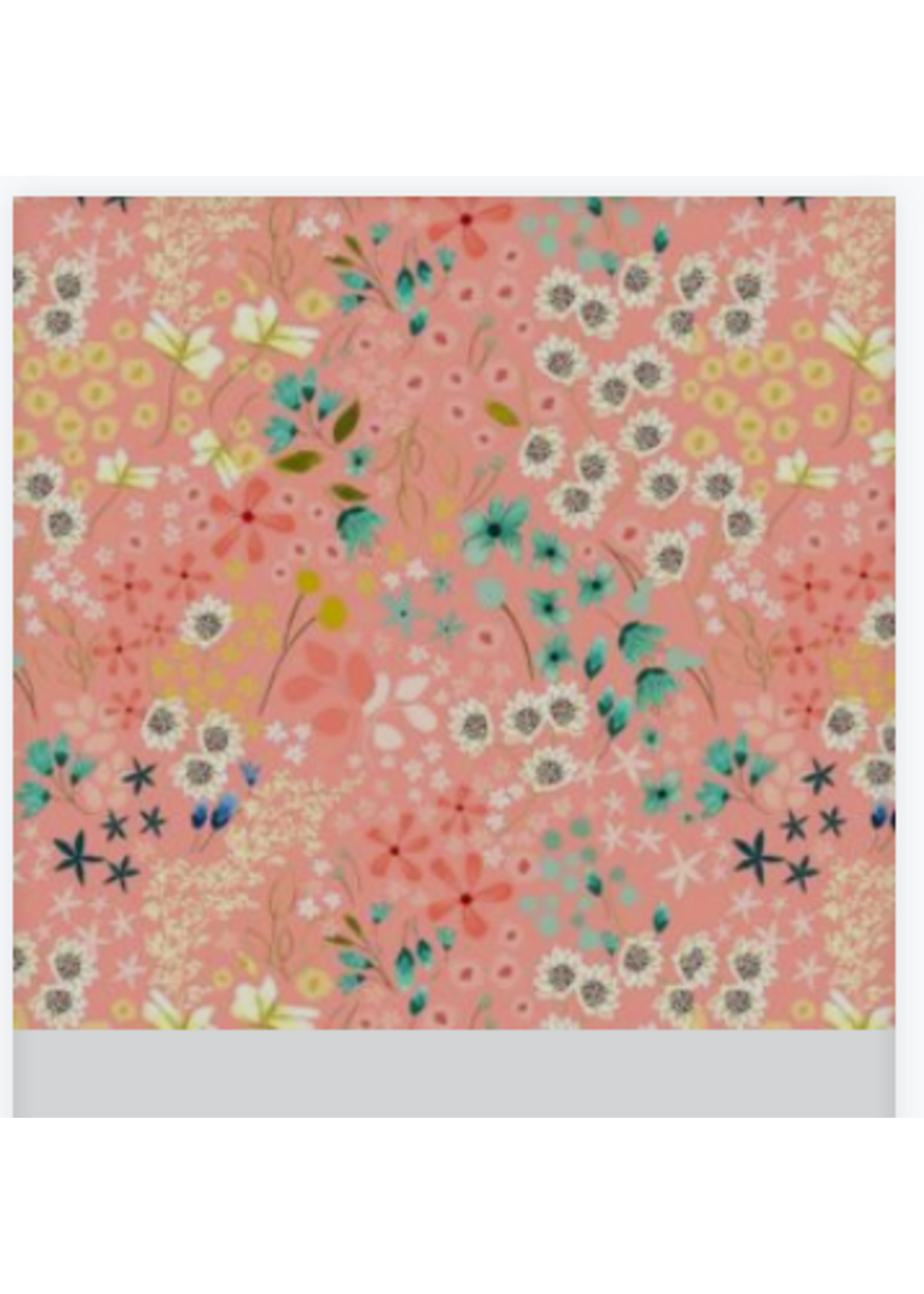 Poppie Cotton Serenity Blooms By Ginger Deverell   1 unit = 10cm = 4 inches
