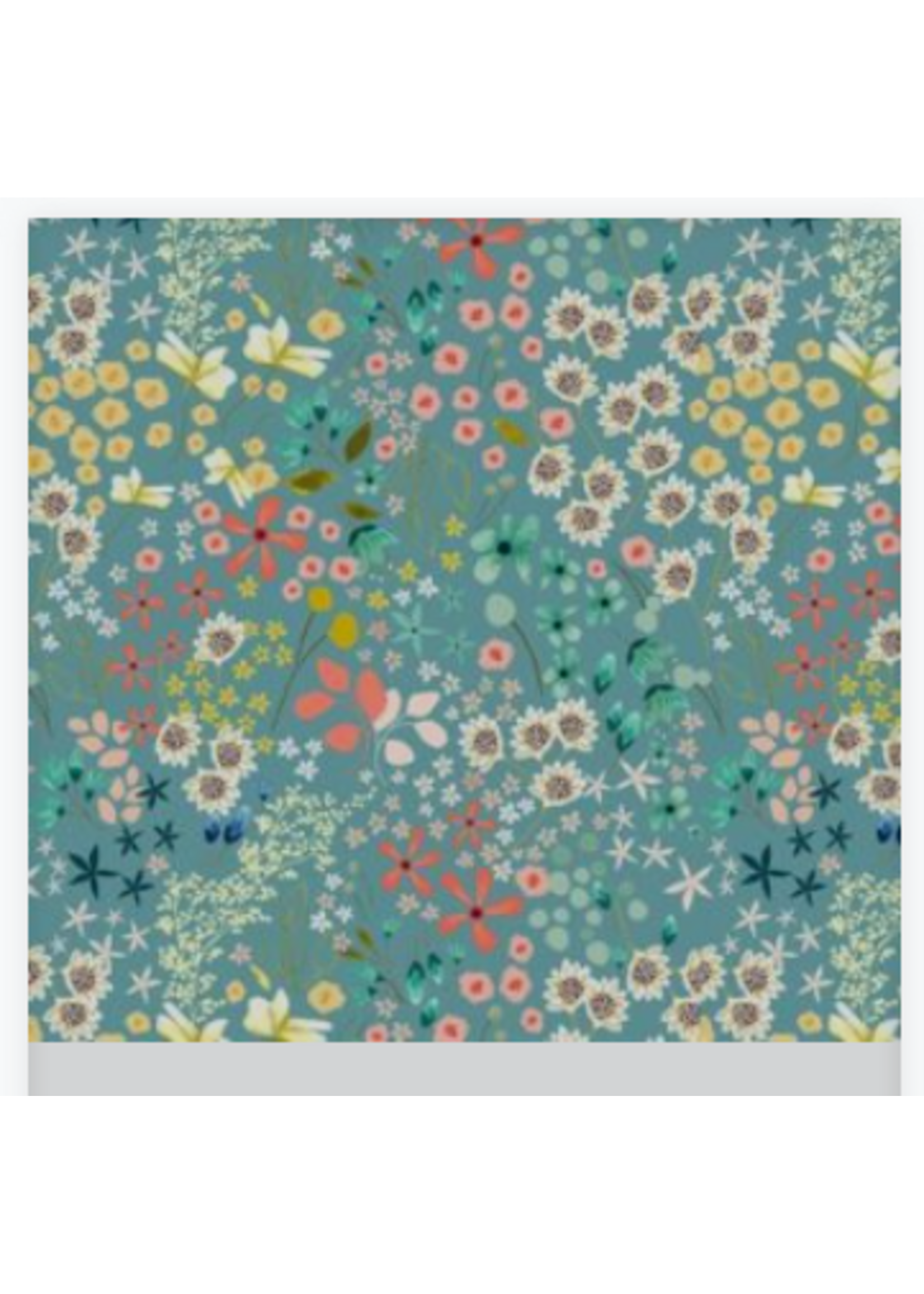 Poppie Cotton Serenity Blooms By Ginger Deverell   1 unit = 10cm = 4 inches
