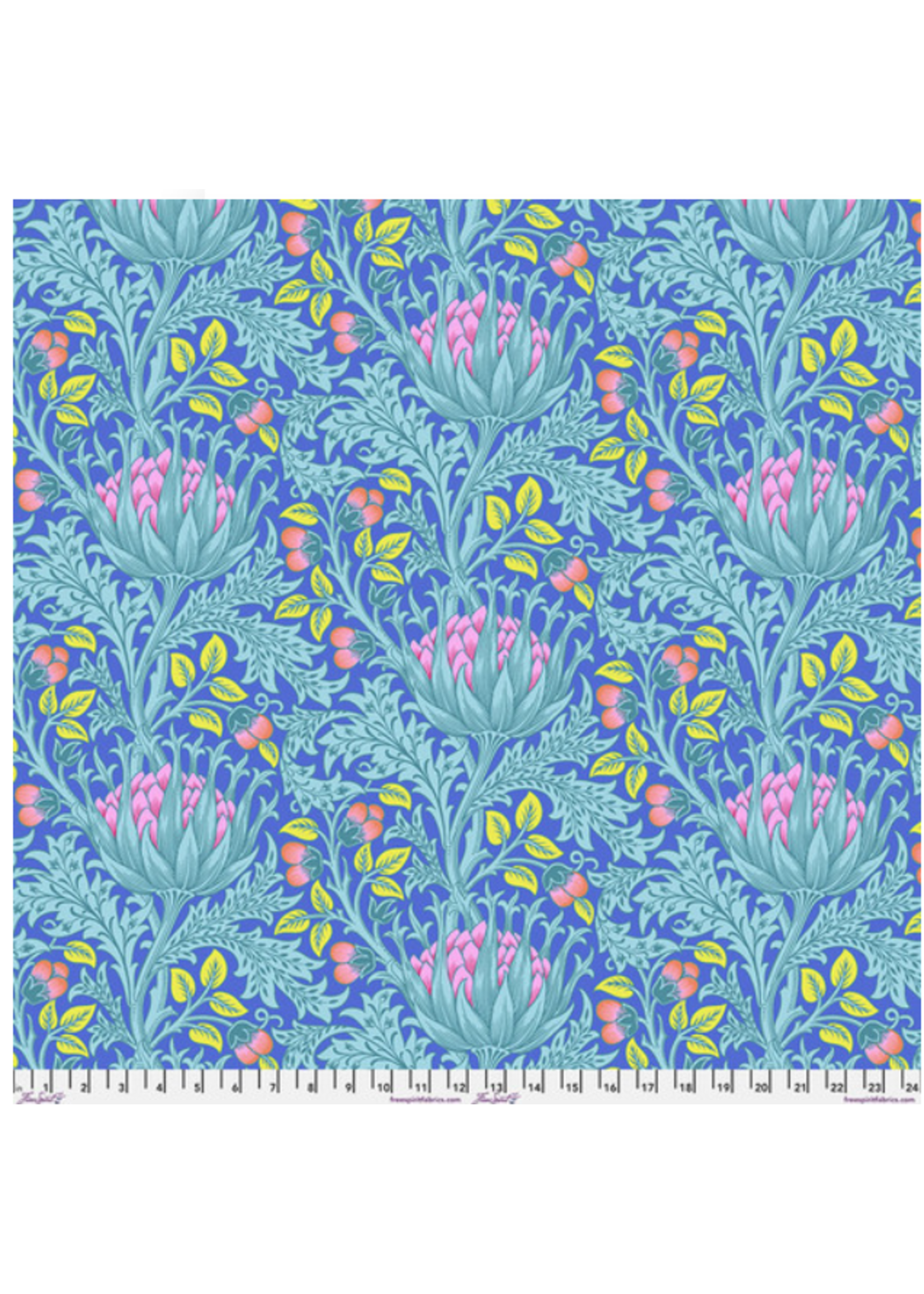 FreeSpirit Fabrics KAFFE X MORRIS & CO ARTICHOKE  PRICED PER 1/2 METER