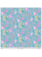 FreeSpirit Fabrics KAFFE X MORRIS & CO AQUA, 1 unit = 10cm/4"