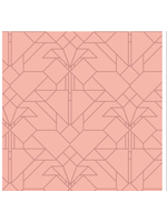 Cloud 9 108" wide Coonley Tulip  Organic  priced per 1/2 meter