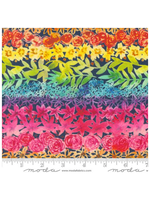 Moda Flower Patches By Amarilys-Midnight Rainbow