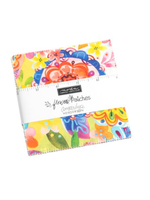 Moda Flower Patches - 5x5in/12.7x12.7cm – Charm Pack - 42pcs