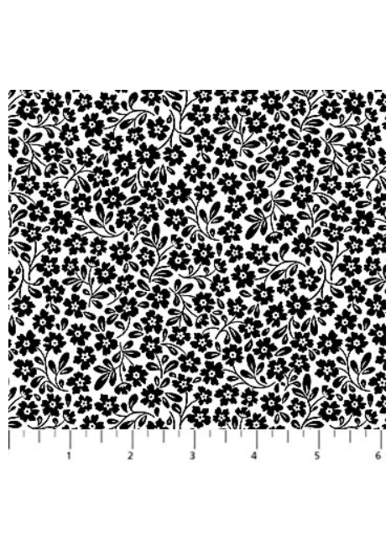 Northcott Ebony & Ivory  per 1/2 meter