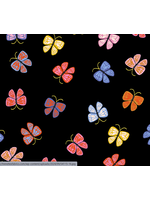 Ruby Star Society OOH LUCKY LUCKY BLACK  BUTTERFLY  PER 1/2 METER