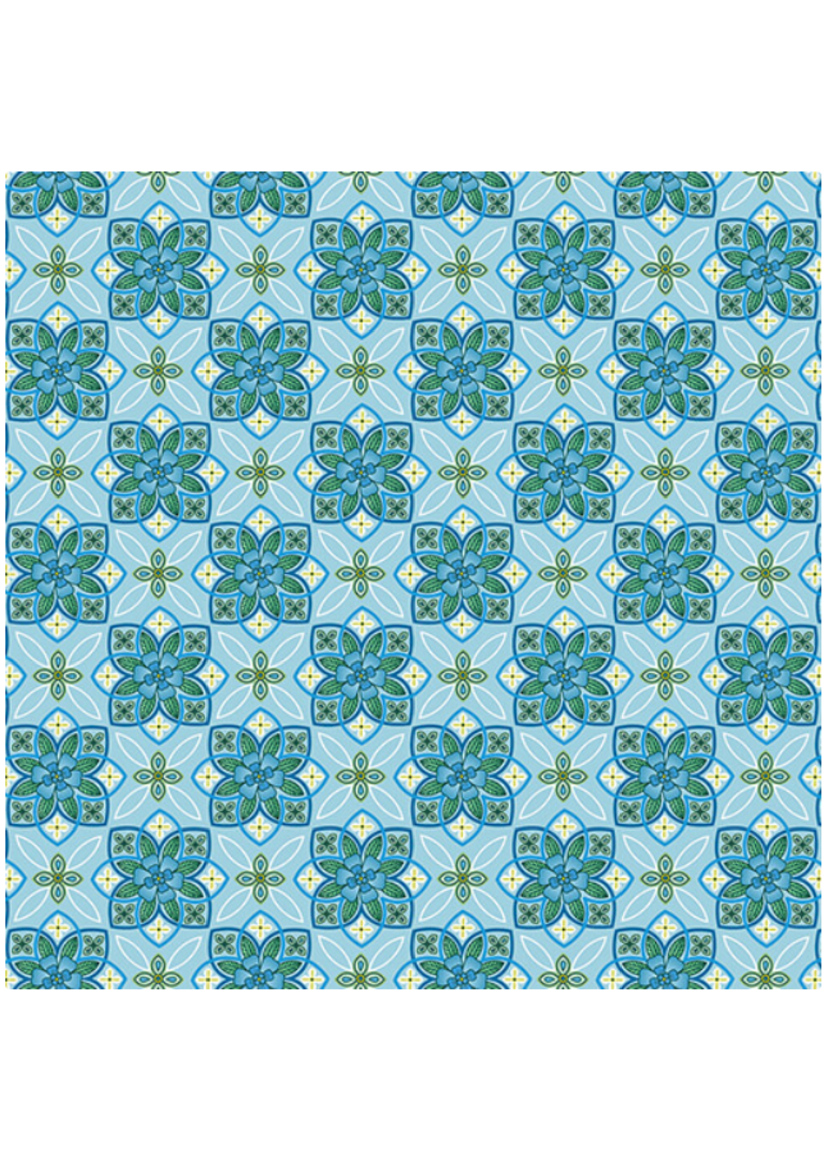 Benartex Butterfly Calypso  light blue   1 unit = 10 cm = 4 inches