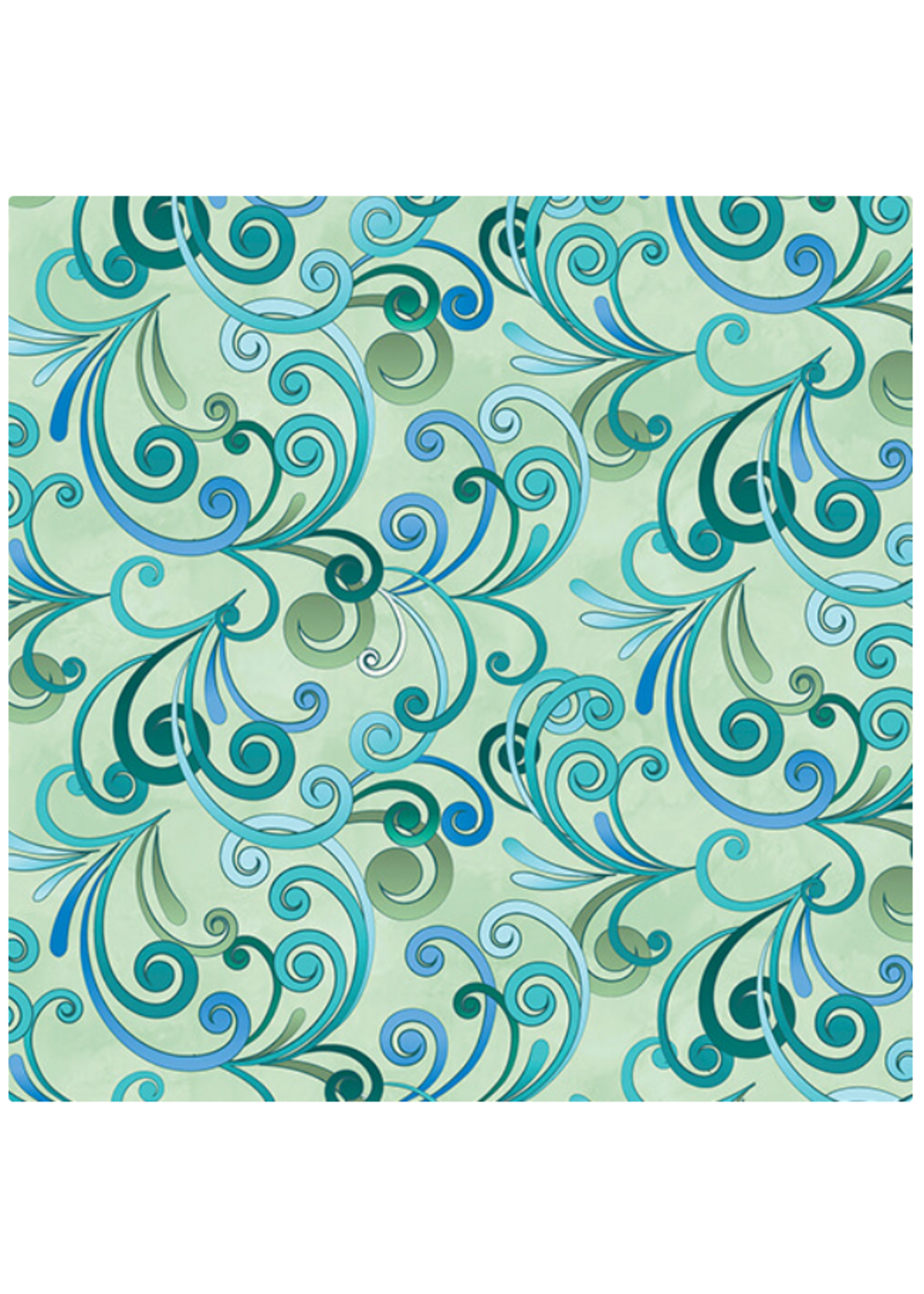 Benartex Butterfly Calypso  Light Green   1 unit = 10 cm = 4 inches