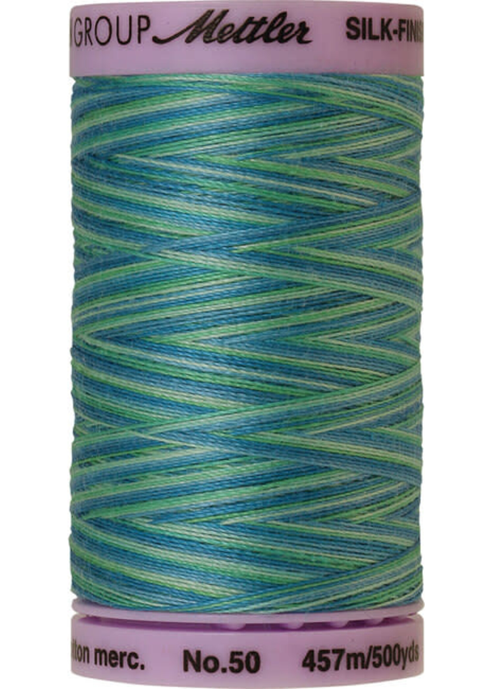 Mettler Threads Mettler  100%  #9814   457m  Variegated - Sea Spray