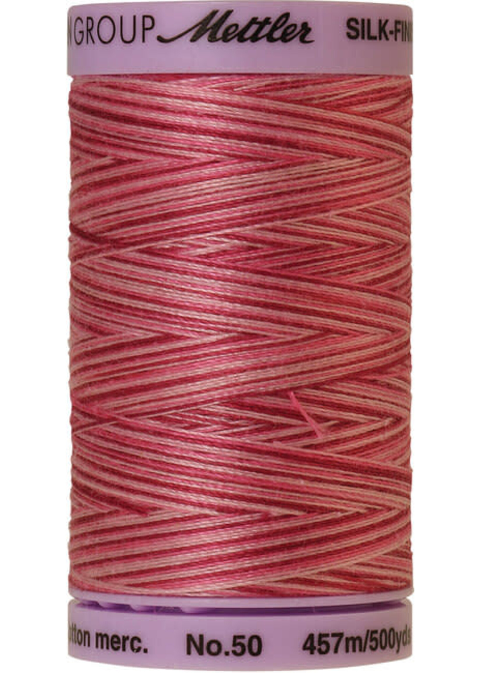 Mettler Threads Mettler 100% cotton  #9846  457m  Variegated - Cranberry Crush