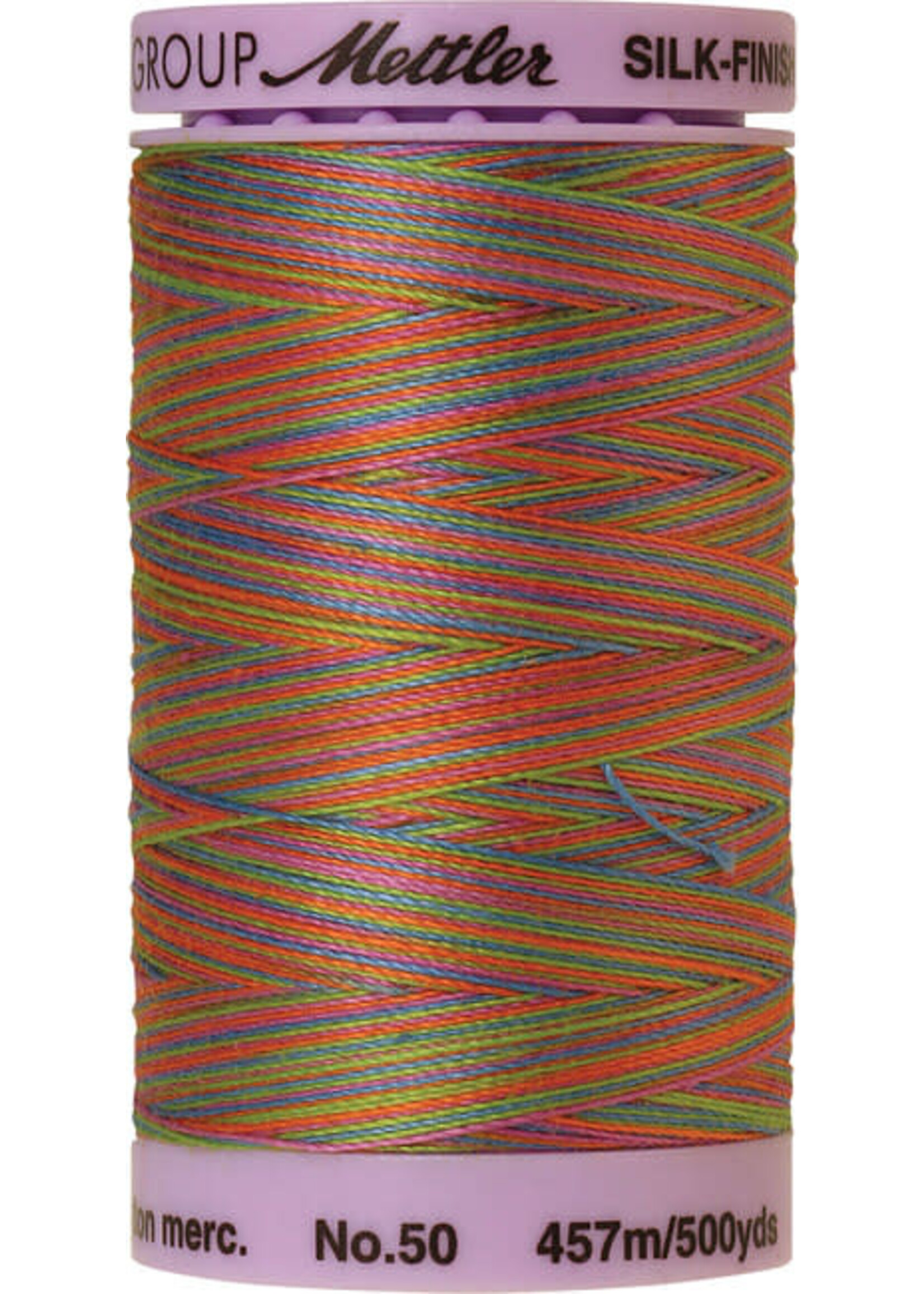 Mettler Threads Mettler  100%cotton #9842  457m  Variegated - Preppy Bright