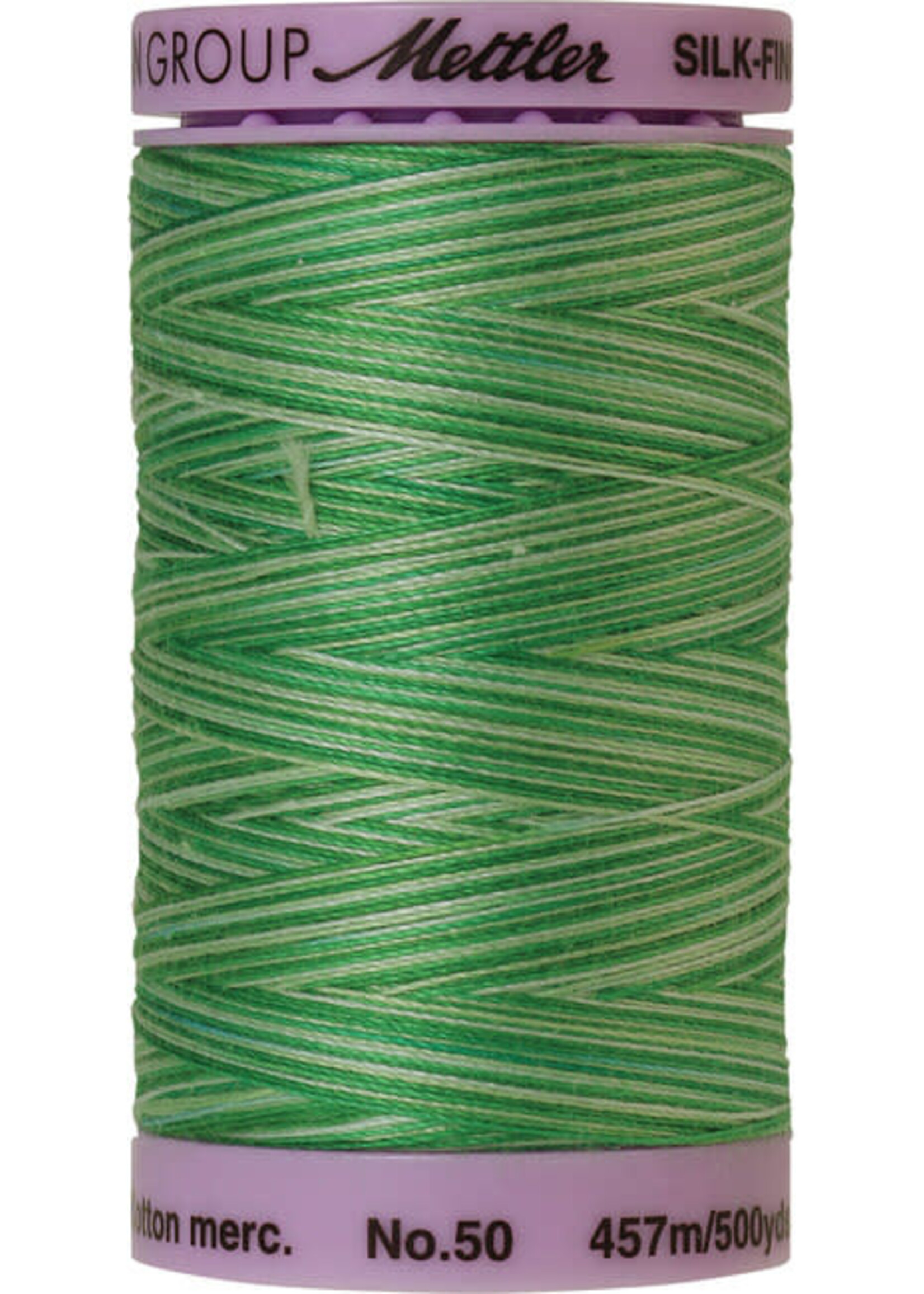 Mettler Threads Mettler  100%cotton #9821  457m  Variegated - Minty