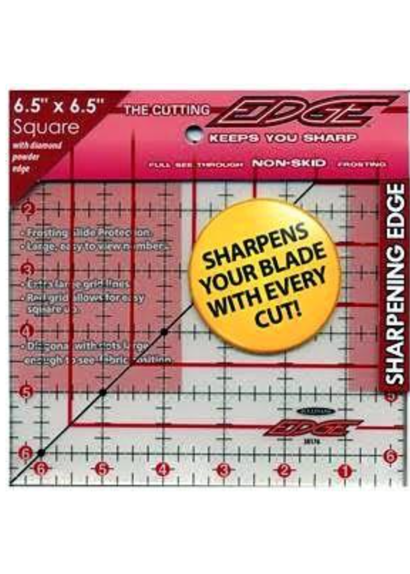 Sullivans The Cutting Edge Ruler 6.5 X 6.5