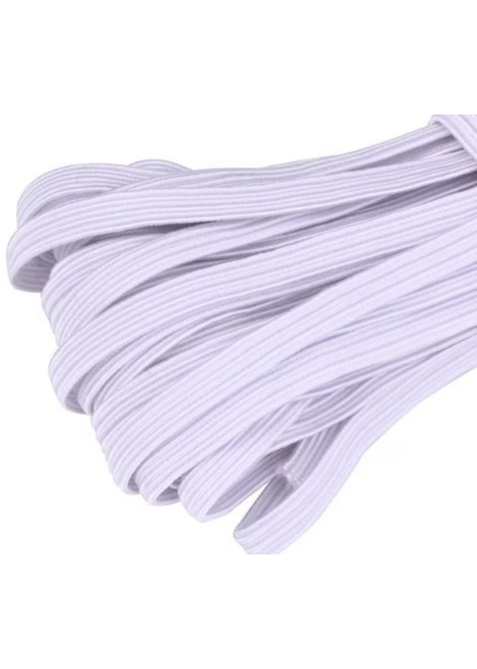 Checkers Distributors Flat 1/4 Elastic White/metre