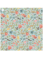 Poppie Cotton WILDWOOD DWELLING  PER 1/2 METER