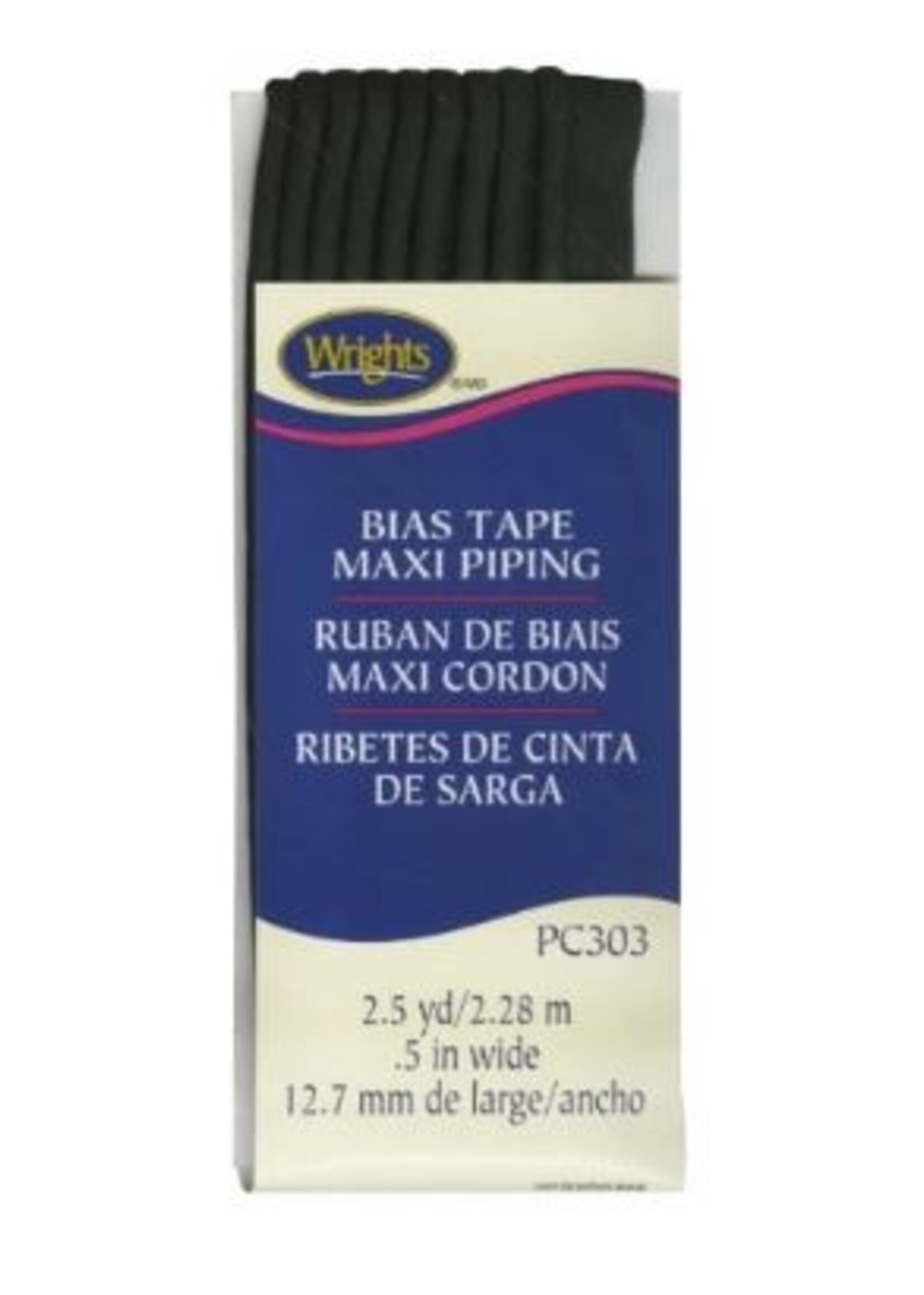 Wright Co Maxi Corded Piping Black