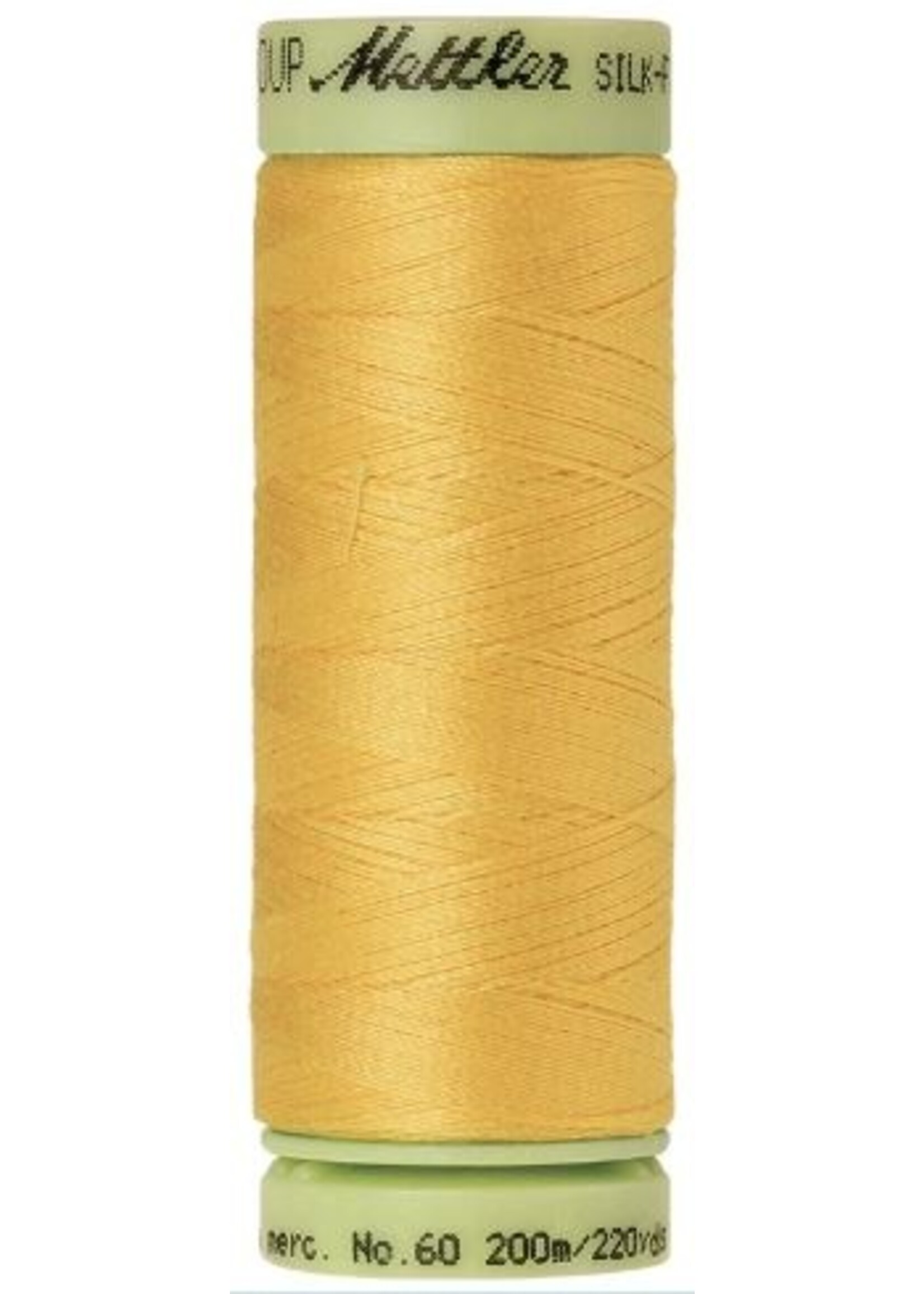 Mettler Threads Mettler Silk-Finish 60wt Solid Cotton Thread 220yd/200M Summersun