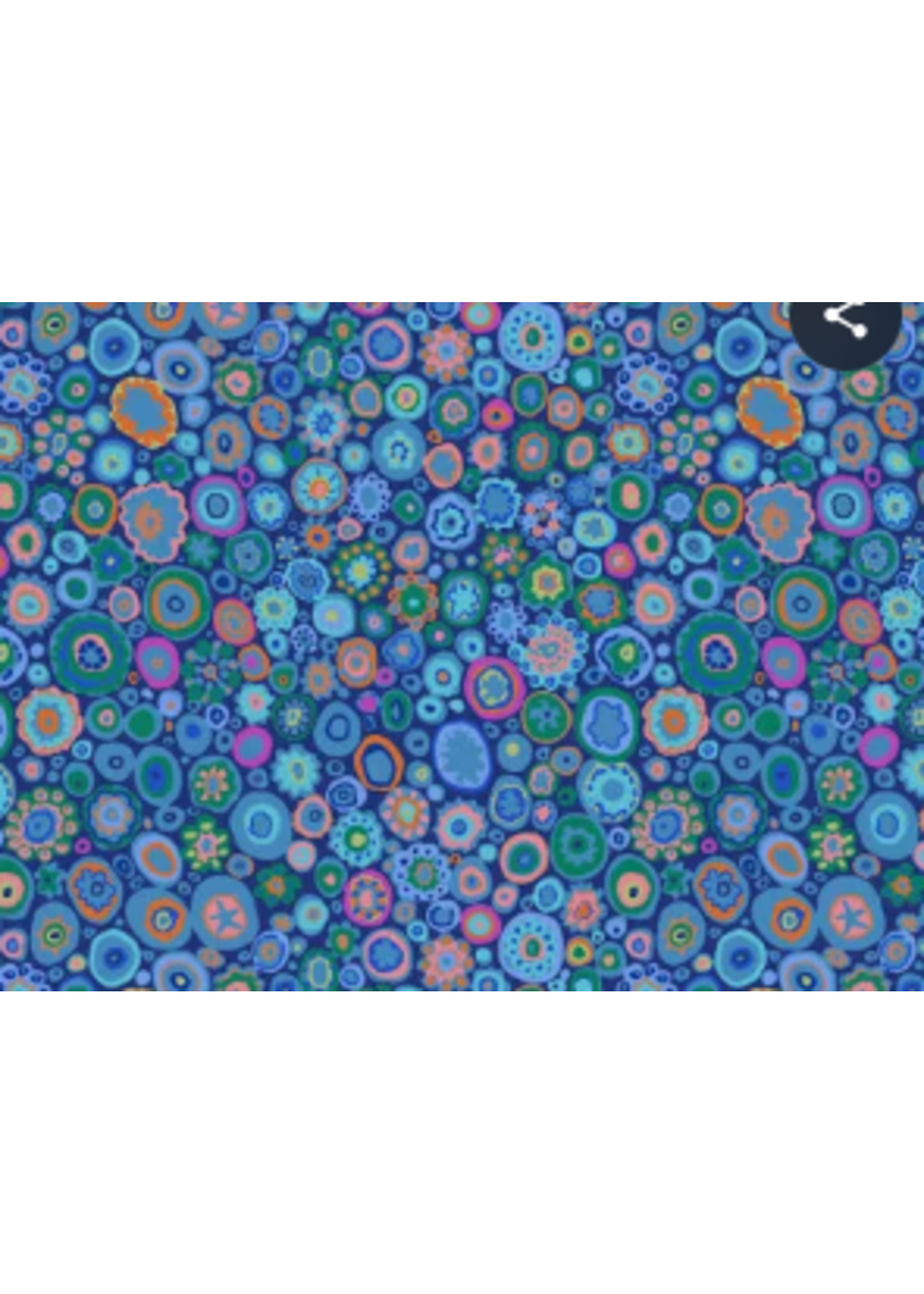 Kaffe Fassett Kaffe Fassett - Paperweight - Teal - Per 1/2 Meter