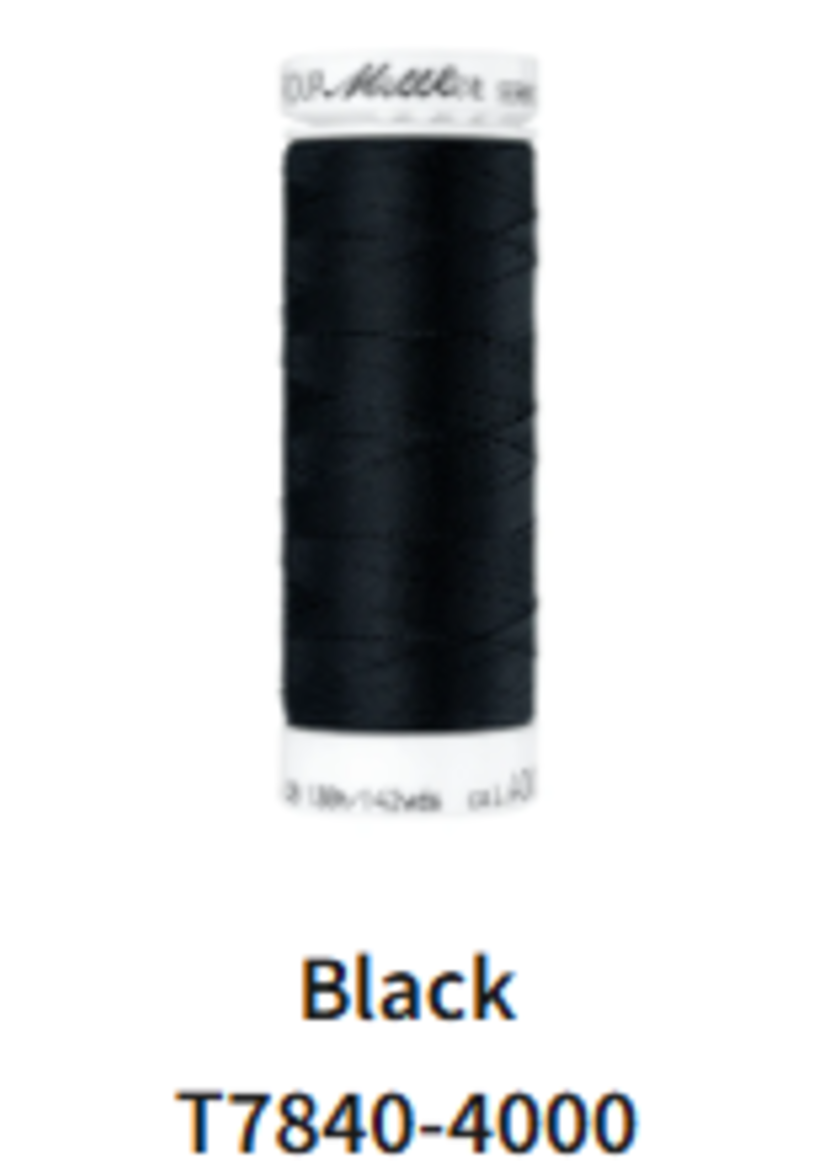 Mettler Threads Seraflex Stretch thread black 4000