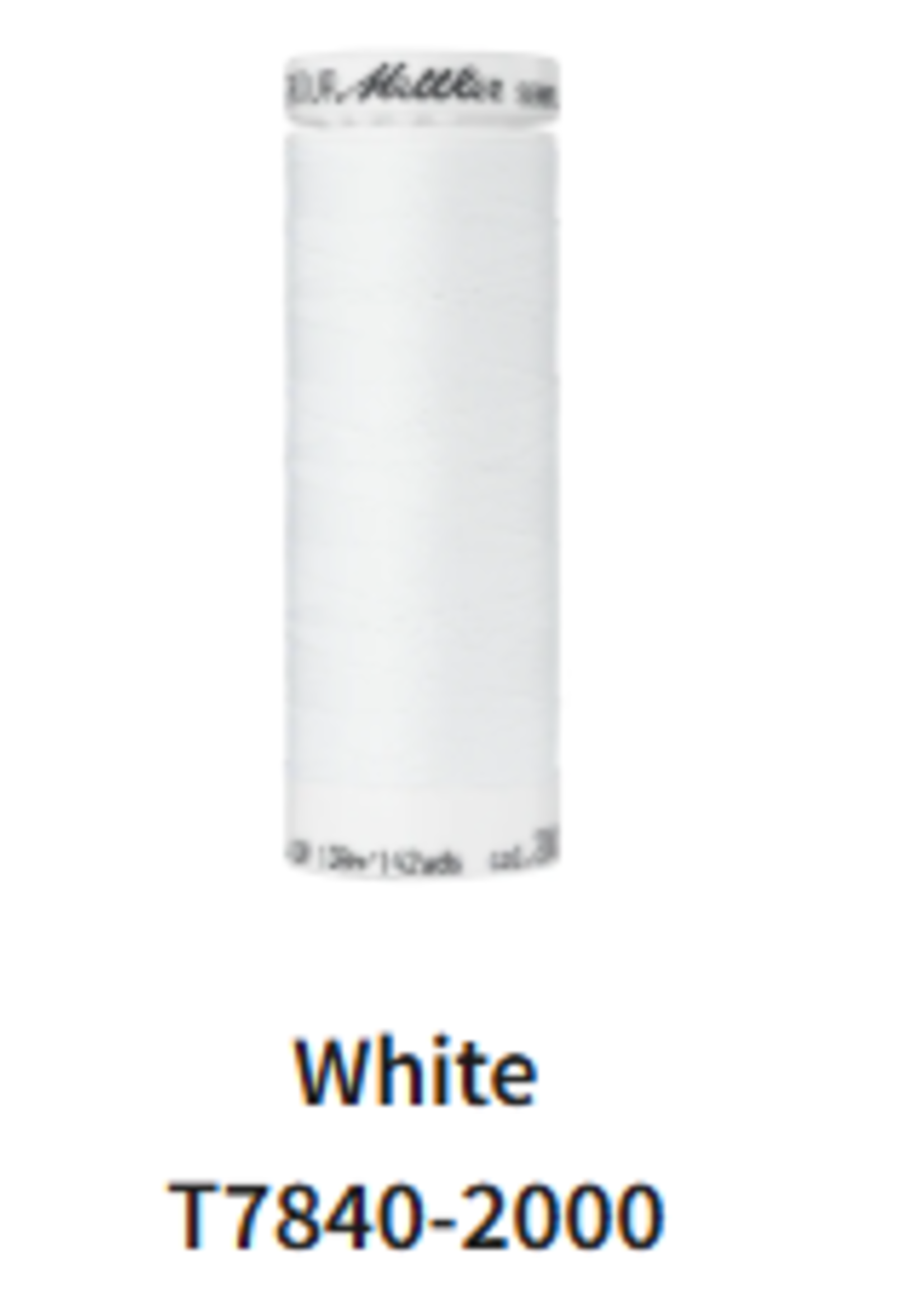 Mettler Threads Mettler –  Polyester Thread - Seraflex Stretch – 130m/142yds - White #2000