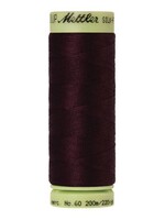 Mettler Threads Mettler Silk Finish 60wt Solid Cotton Thread 220yd/200m Beet Red #0111