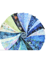 Trend Tex Bali Pop - Wade - 2.5in/6.35cm - Jelly Roll - 40pcs