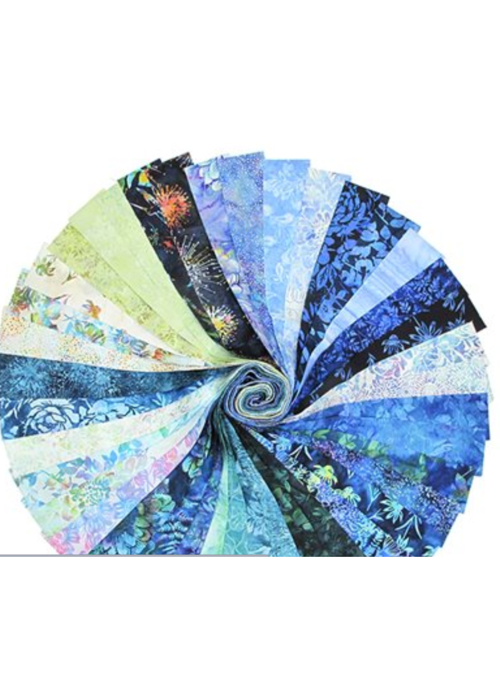 Trend Tex Bali Pop - Wade - 2.5in/6.35cm - Jelly Roll - 40pcs