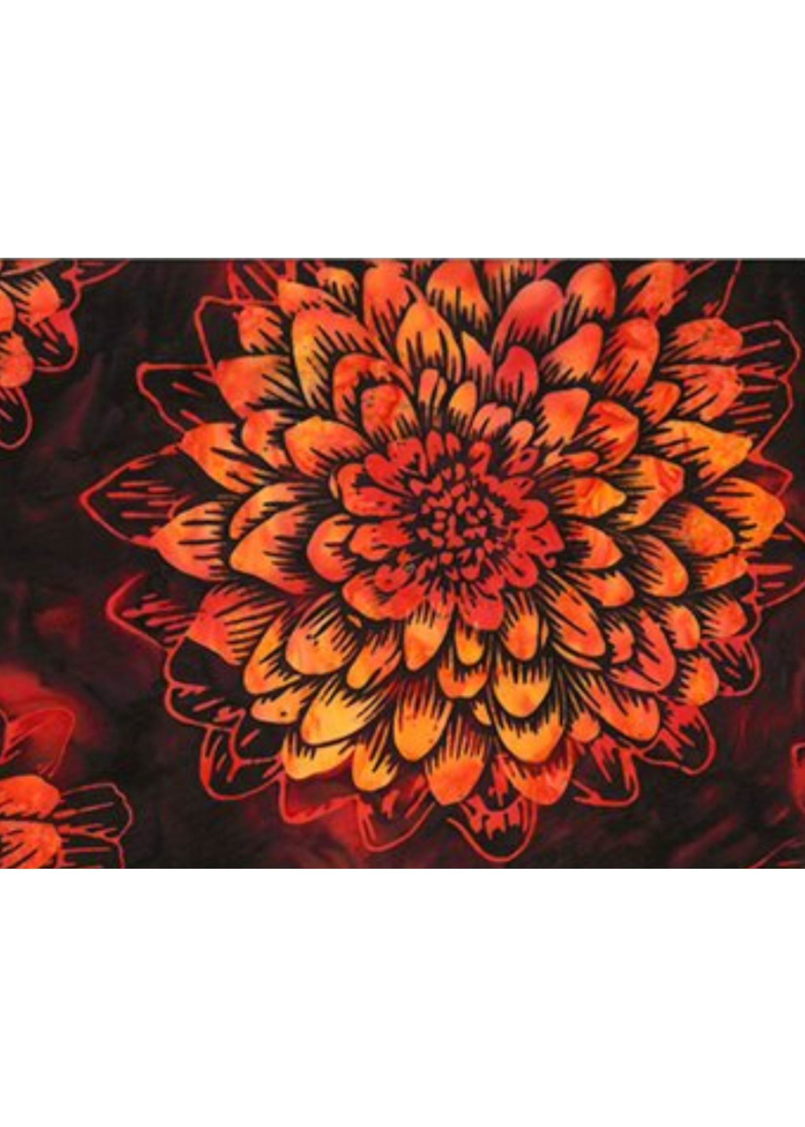 Trend Tex Bali Batik By Hoffman-Flame   1 unit = 10 cm =4 inches