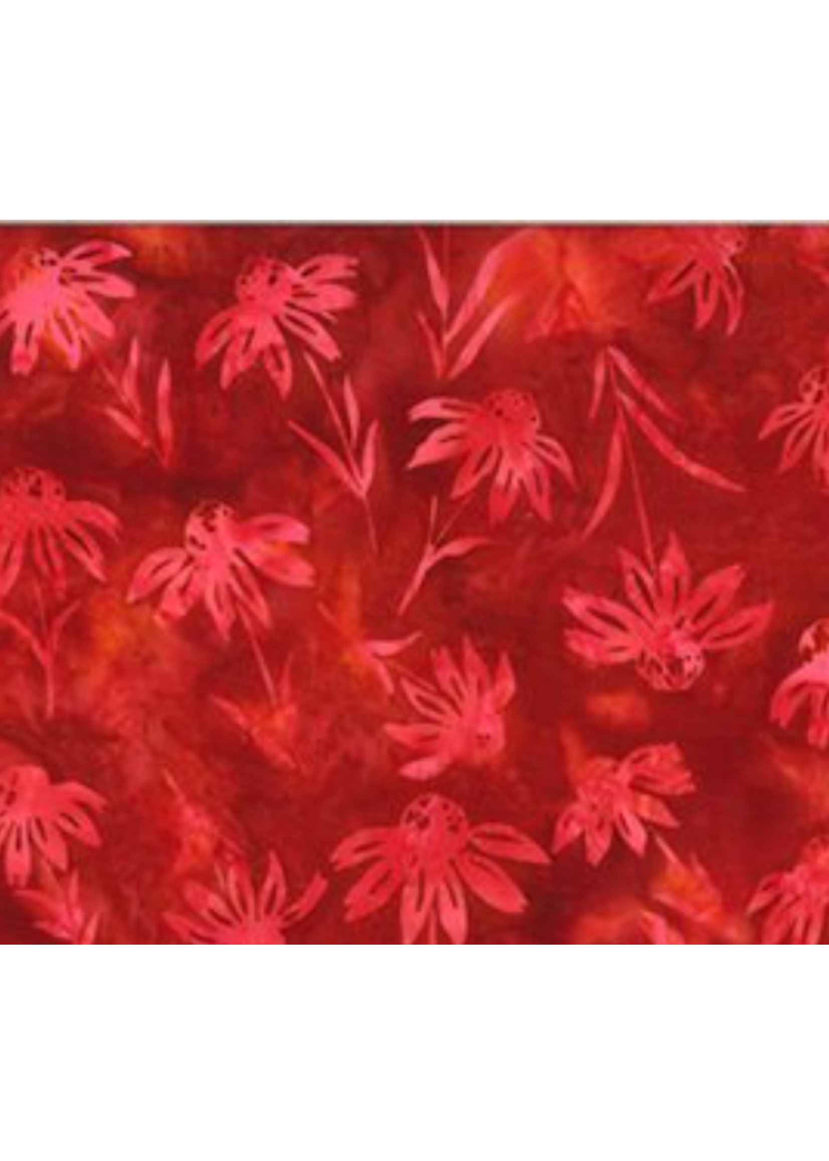 Trend Tex Bali Batik By Hoffman-Pomegranate    1 unit = 10 cm =4 inches
