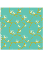 Art Gallery Fabrics SUNRISE SUNSET GREETING CHIRPS  PER 1/2 METER