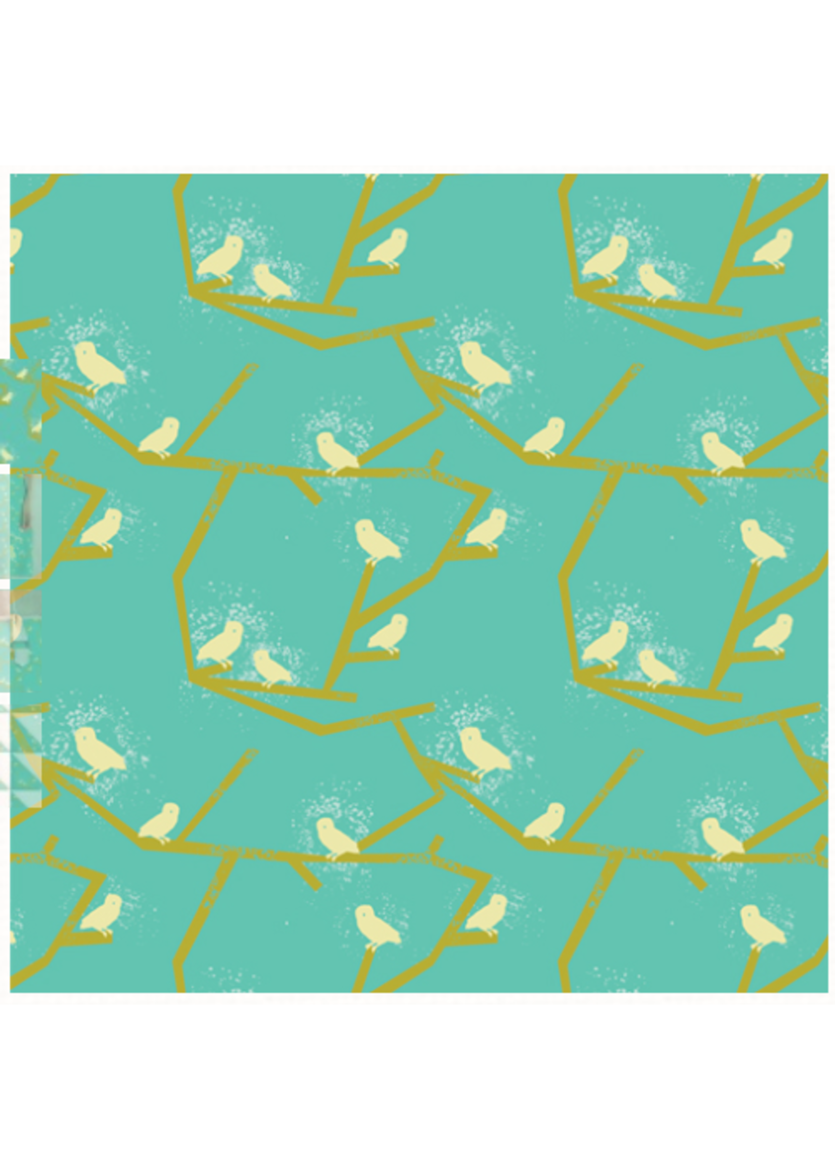 Art Gallery Fabrics SUNRISE SUNSET GREETING CHIRPS  PER 1/2 METER