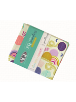 Art Gallery Fabrics Sunrise Sunset - 20x18in/50.8x45.72cm Squares - Fat Quarter Pack - 11 pcs