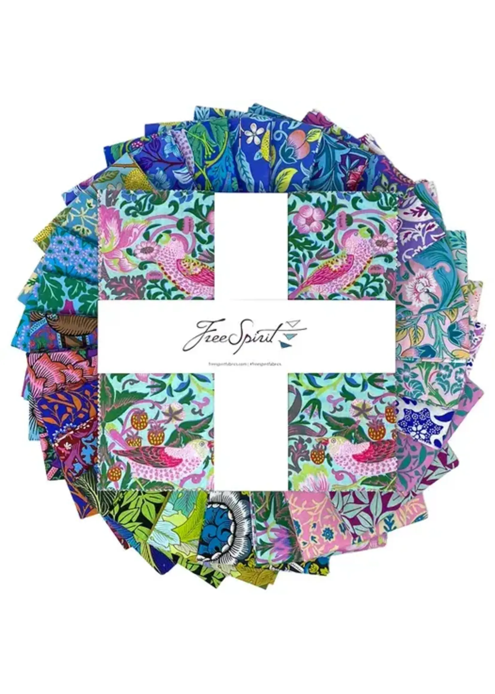 FreeSpirit Fabrics KAFFE X MORRIS & CO  LAYER CAKE