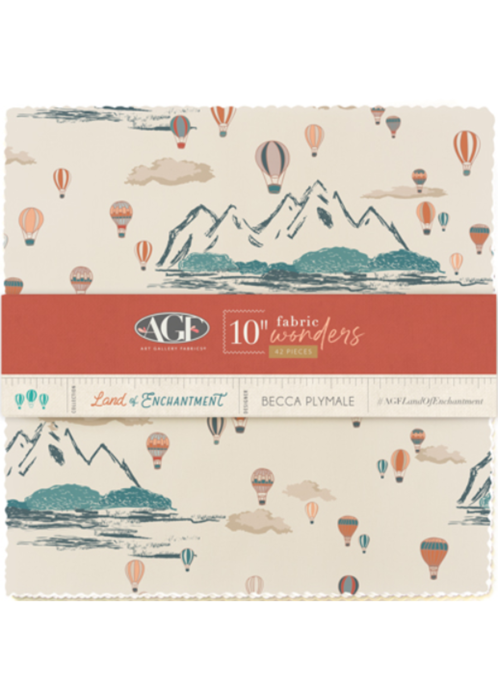 Art Gallery Fabrics LAND OF ENCHANMENT  10 X10 LAYER CAKE