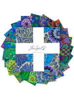 FreeSpirit Fabrics Kaffe Fasset - August 2024 Cool - 10in/25.4cm Squares - Layer Cake - 42pcs