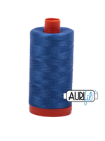 Aurifil Aurifil Mako - Cotton Thread - Solid - 50wt - 1300m/1422yds - Peacock Blue #6738
