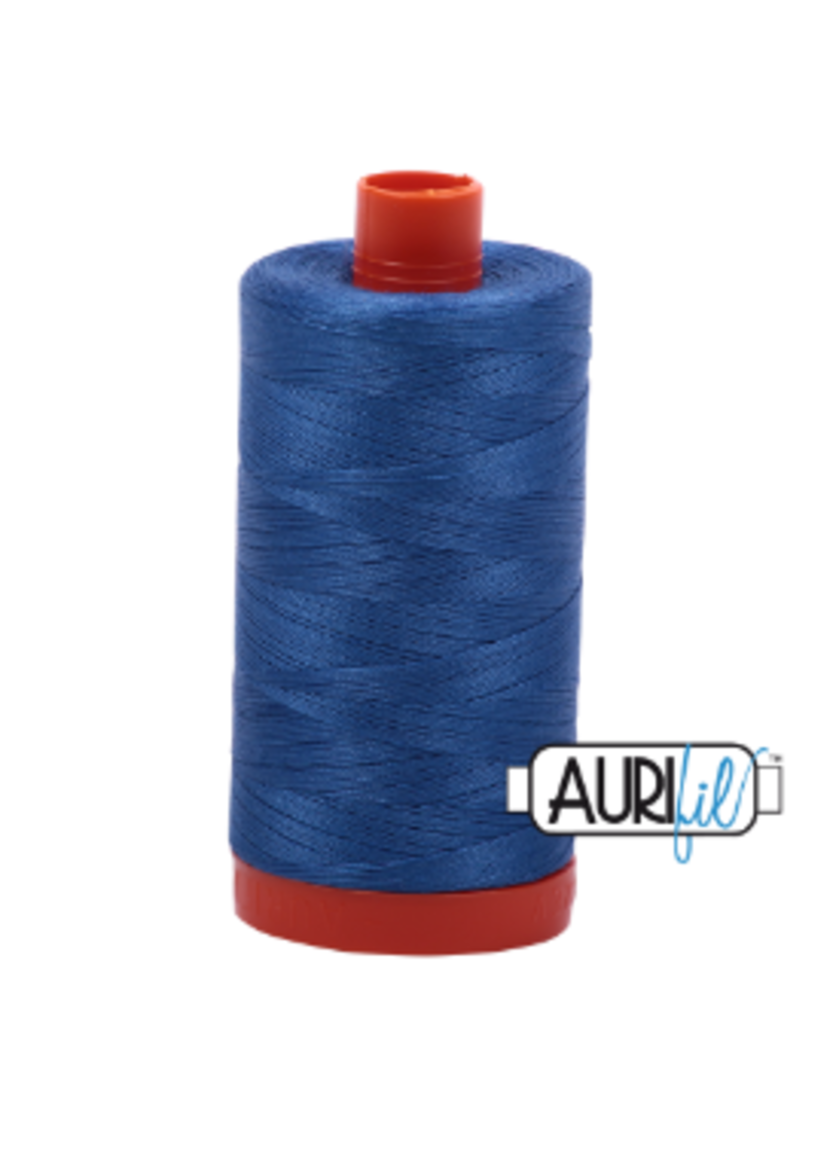 Aurifil Aurifil Mako - Cotton Thread - Solid - 50wt - 1300m/1422yds - Peacock Blue #6738