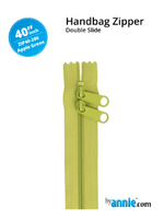 By Annie byAnnie - Handbag Zipper - Double Slide - 40in/101.6cm - Apple Green