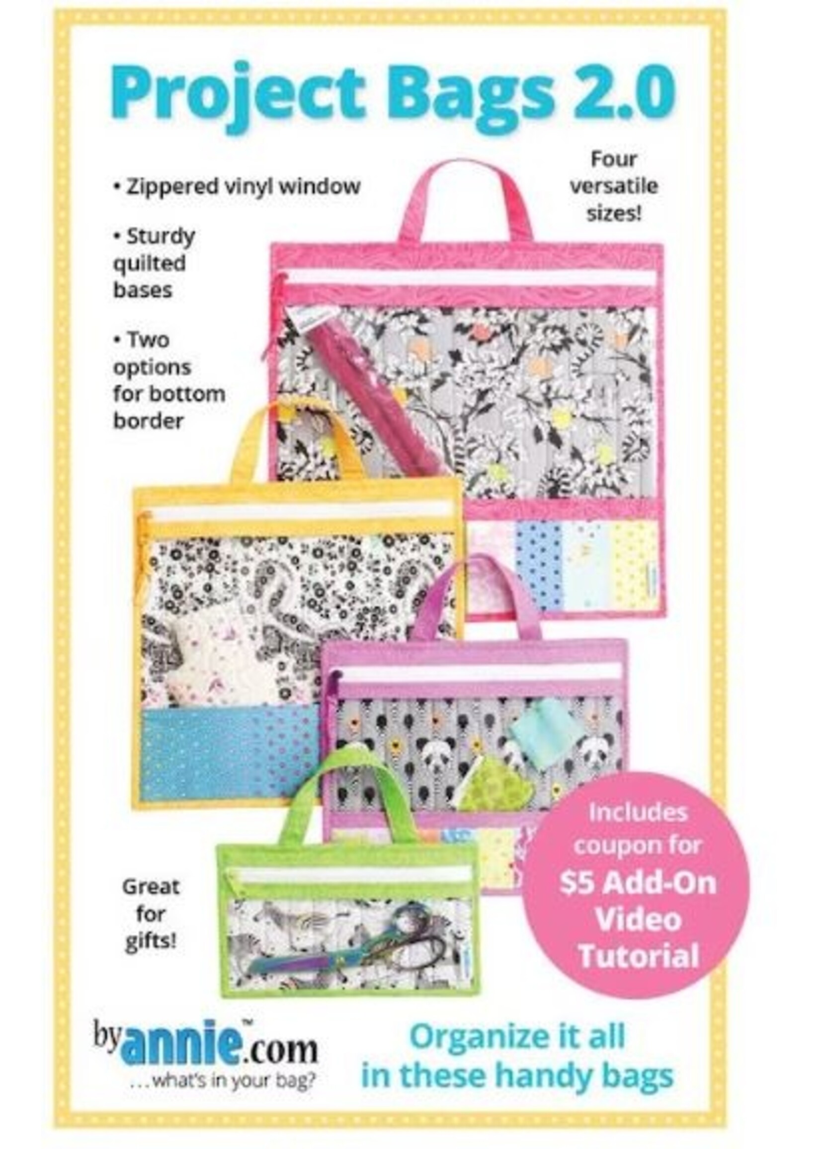 Project Bag 2.0 Class with Tara July 21, 2025, 10am to 3pm